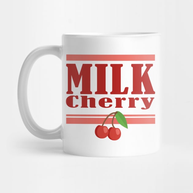 HARAJUKU KAWAII CHERRY MILK DESIGN FUN KOREAN ANIME by Chameleon Living